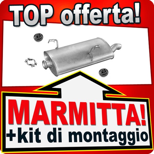 Silenziatore posteriore
