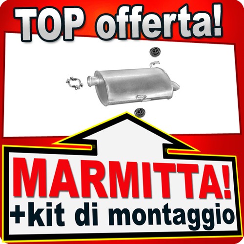 Silenziatore posteriore per