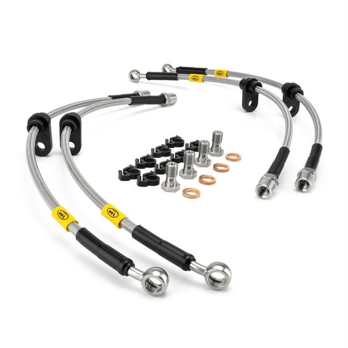 Kit tubi freno intrecciati - , hel